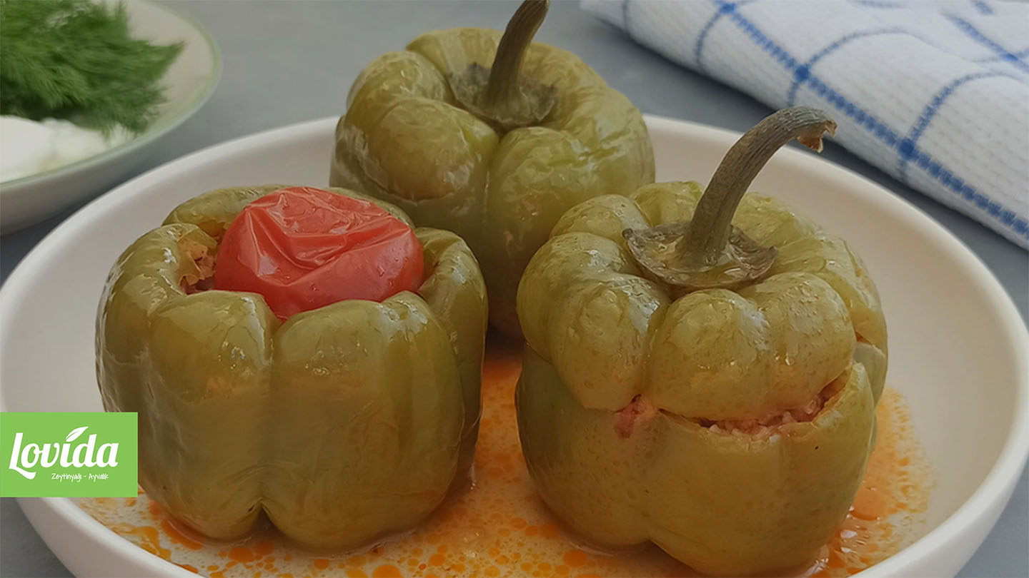 zeytinyagli biber dolmasi nasil yapilir