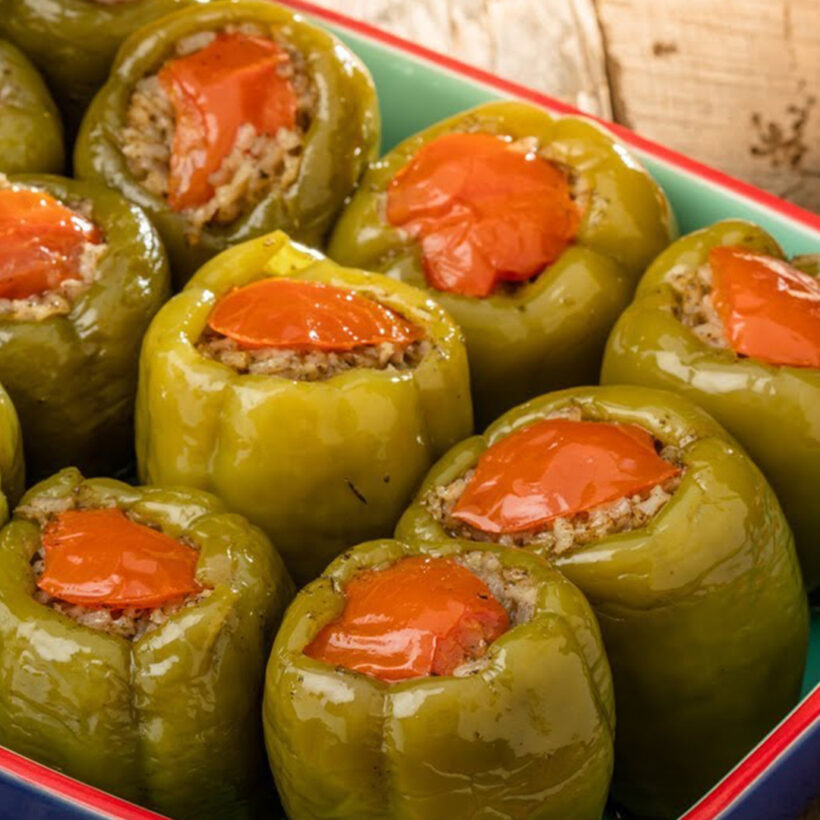 zeytinyagli biber dolmasi tarifi